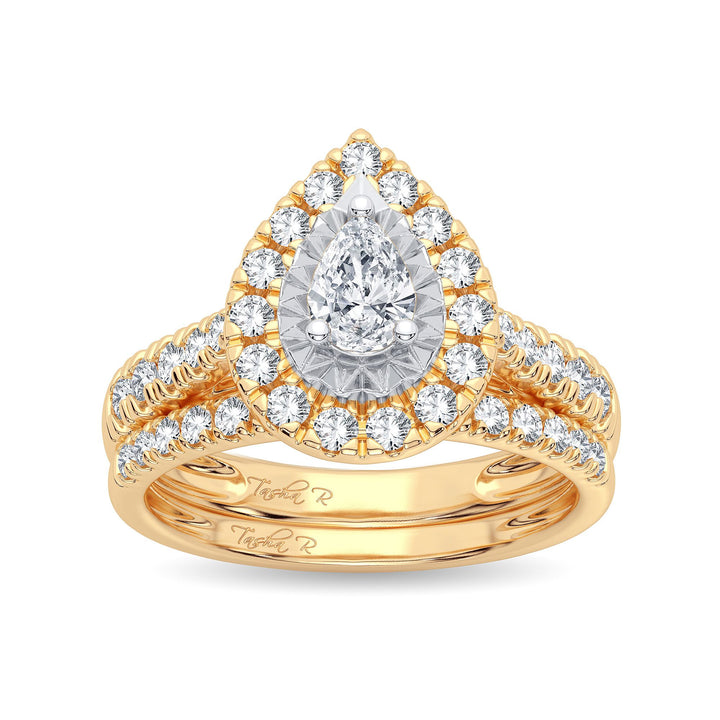 14K 1.00CT Diamond Bridal Ring