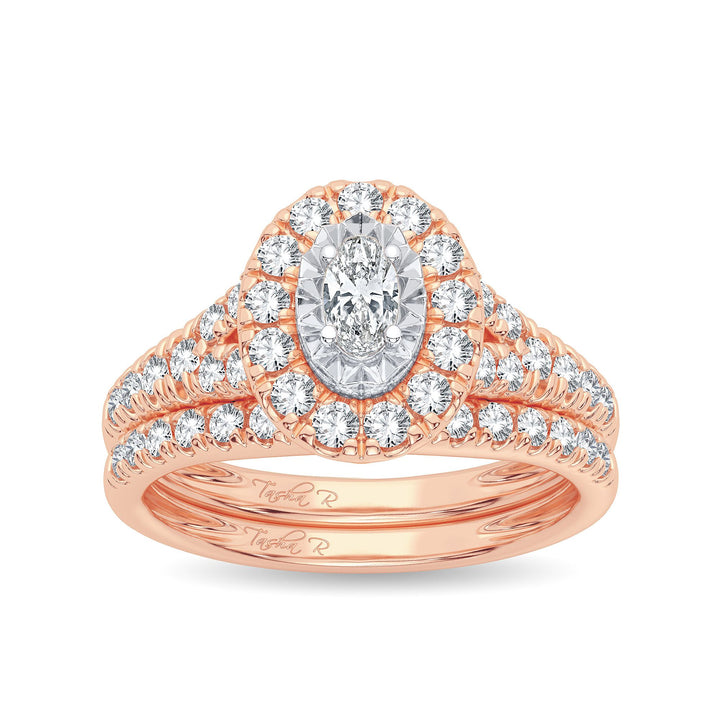 14K 1.00CT Diamond Bridal Ring