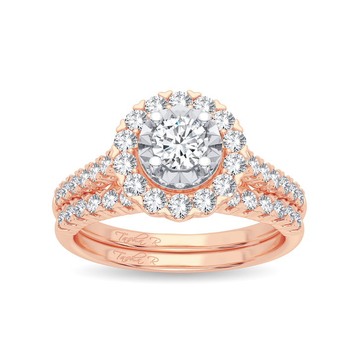 14K 1.00CT Diamond Bridal Ring