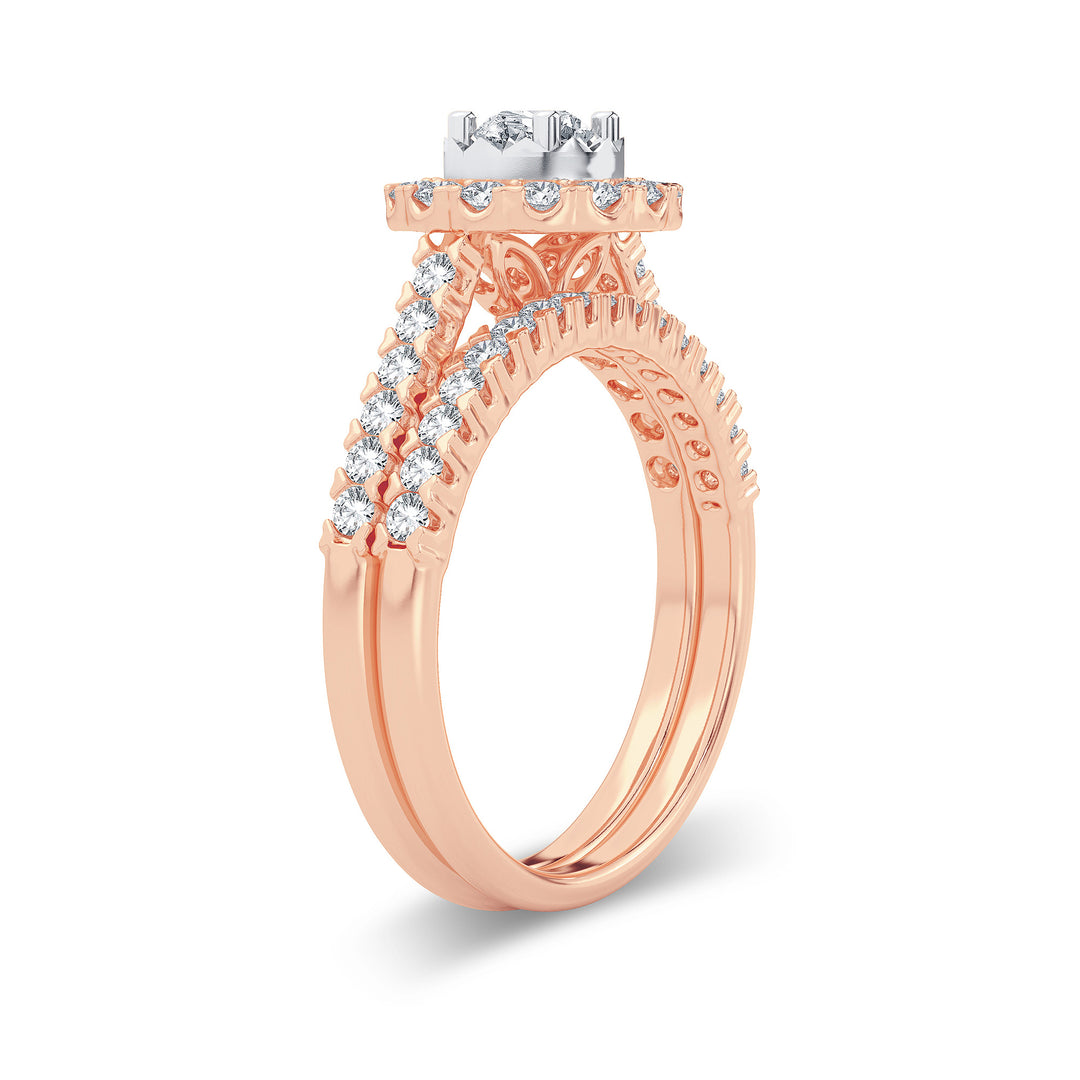 14K 1.00CT Diamond Bridal Ring