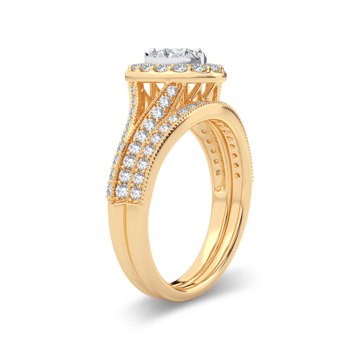 14K 1.00CT Diamond Bridal Ring