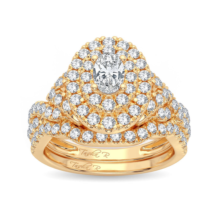 14K 1.82CT Diamond Bridal Ring