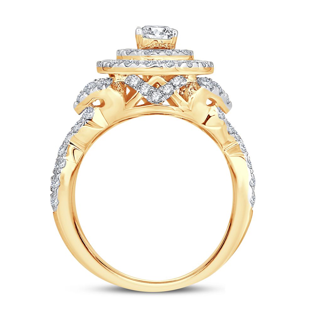 14K 1.75CT DIAMOND BRIDAL RING