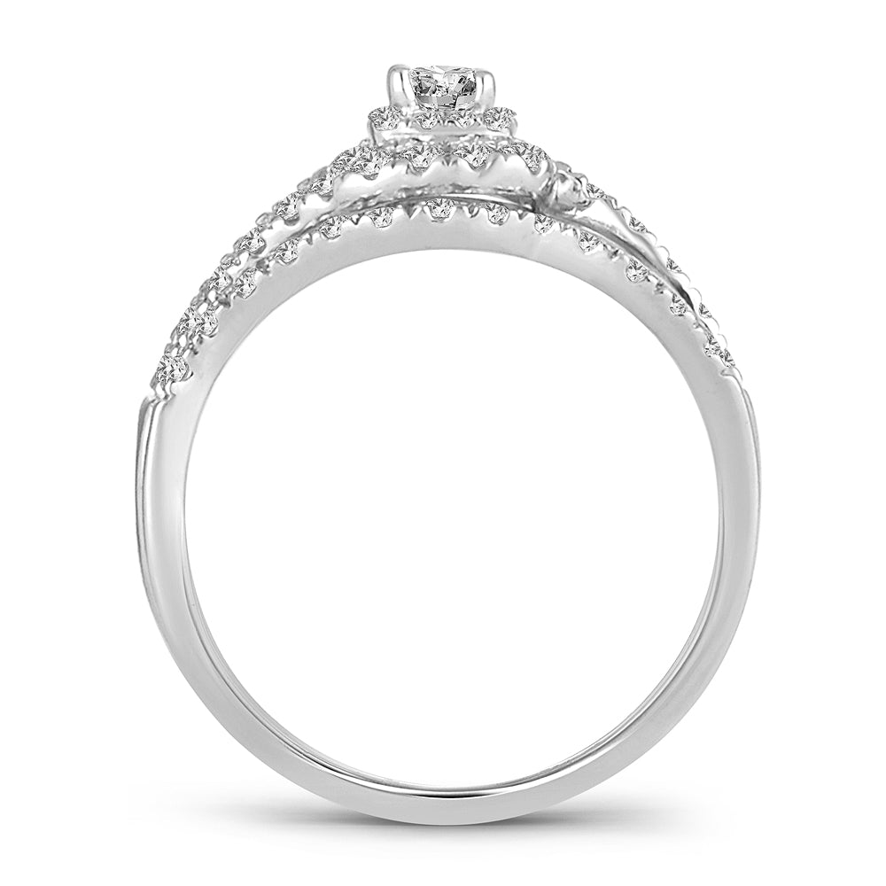 14K 0.50ct Diamond Bridal Ring