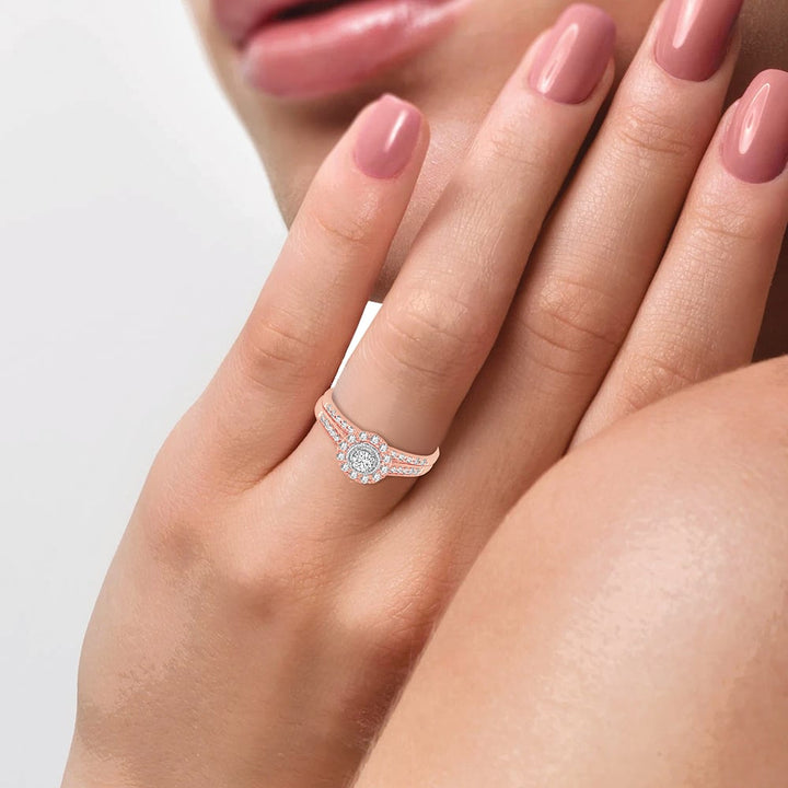 14K 0.33ct  Diamond Bridal Ring