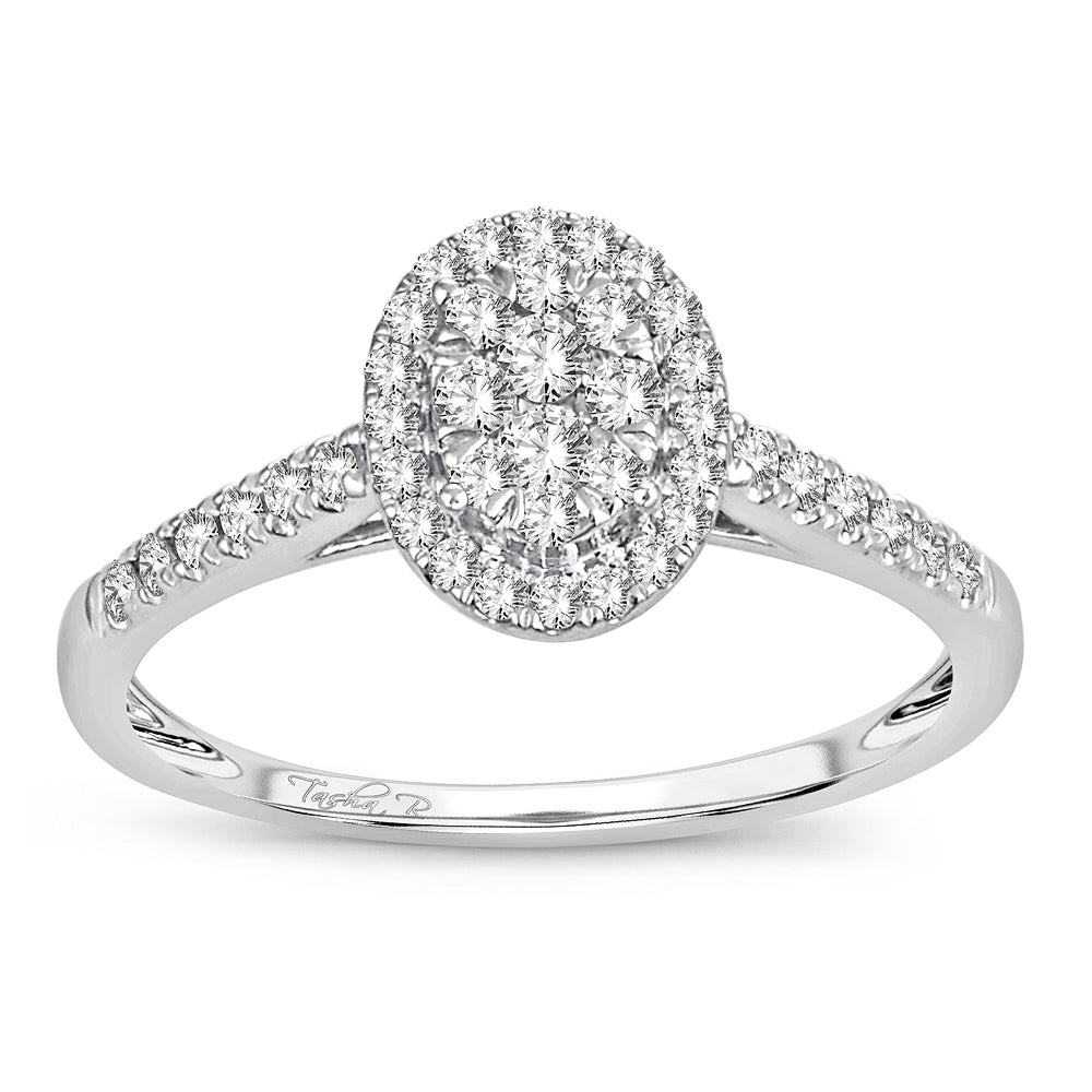 Elegant 14K 0.33CT Diamond ring