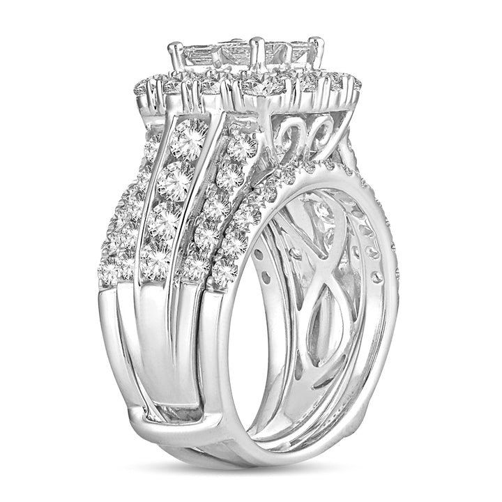 14K 4.00CT Diamond bridal ring