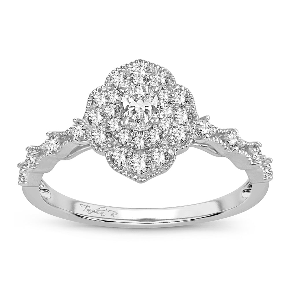 Exquisite 14K 0.50CT Diamond ring