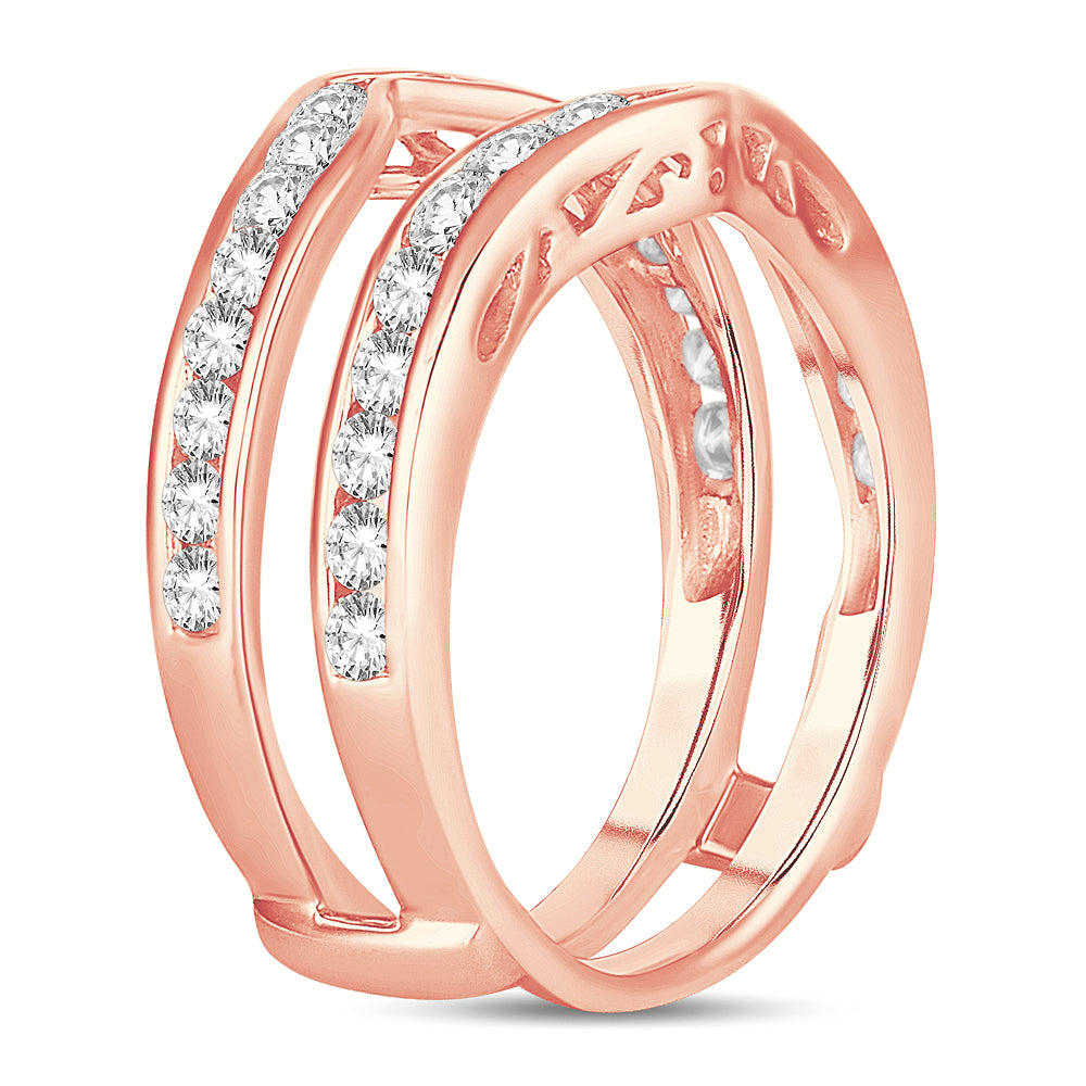 14K 1.00CT Diamond RING GUARD.