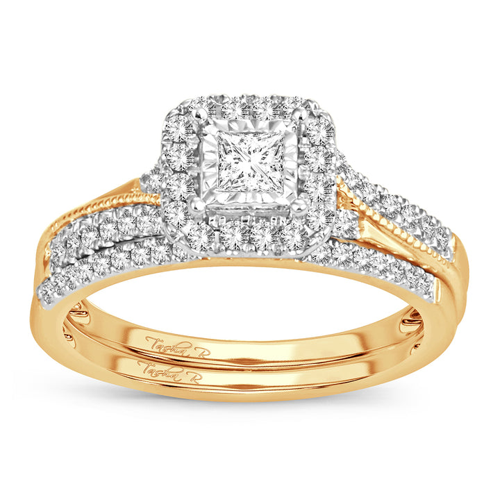 14K 0.50CT Diamond bridal set