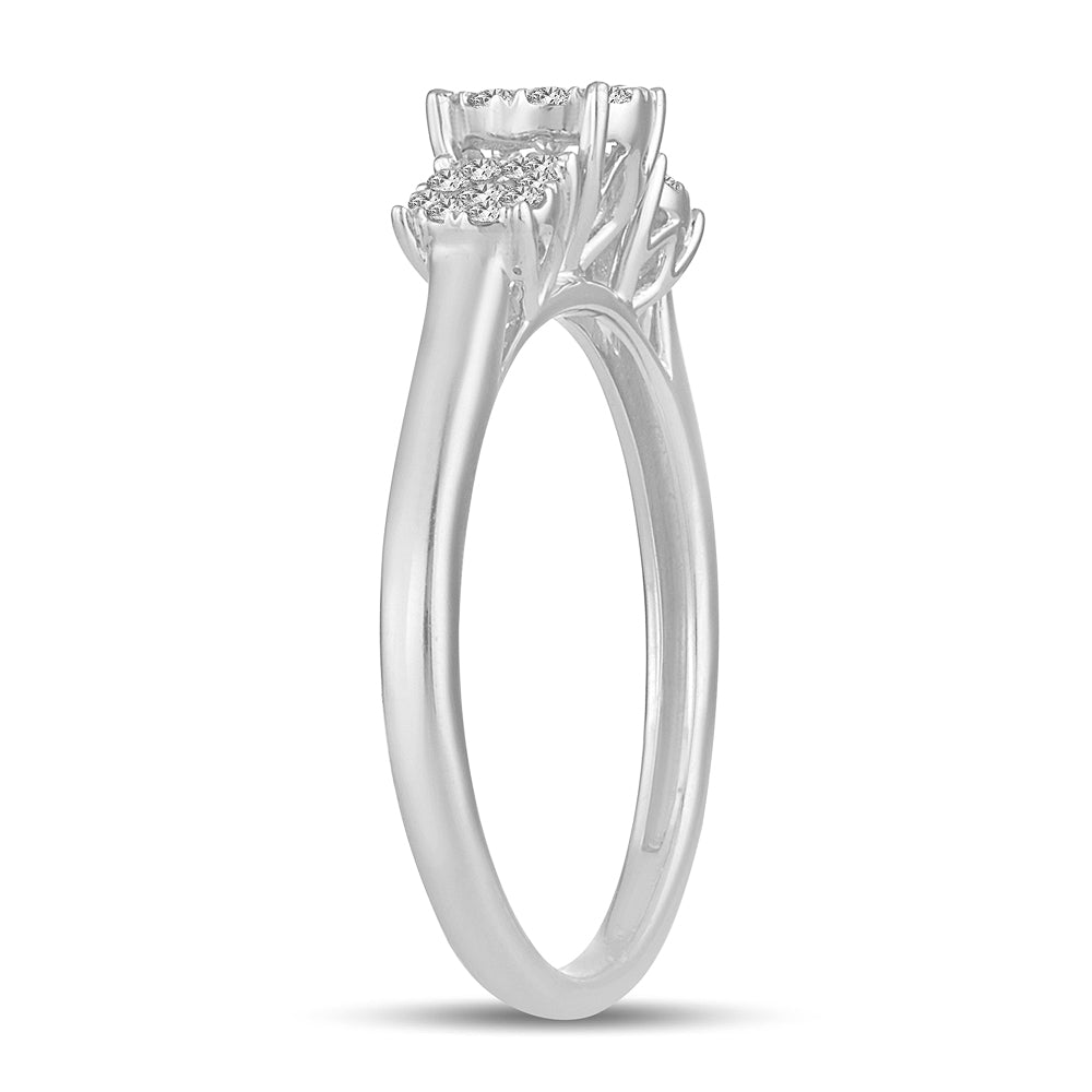 14K 0.33CT PR/CT Diamond RING.