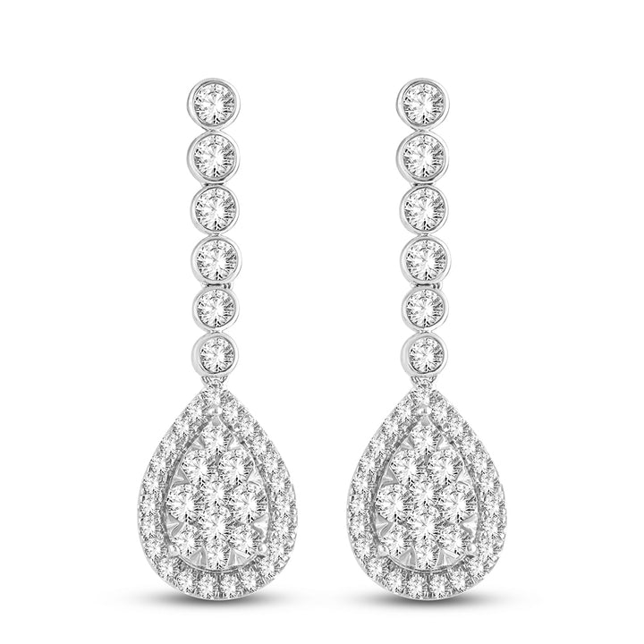 14K 3.01CT Diamond Earrings