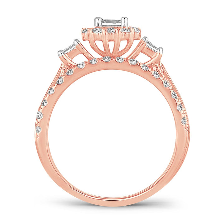 14K 1.00CT DIAMOND BRIDAL RING