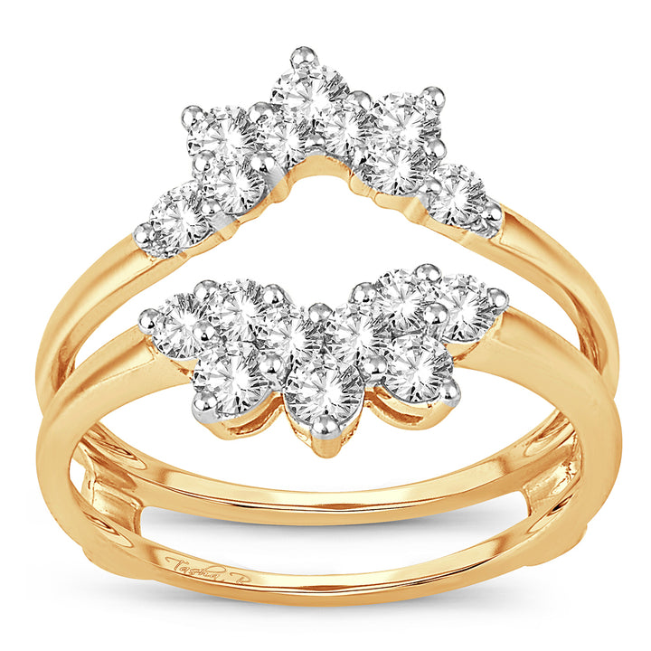 14K 1.00CT Diamond RING GUARD