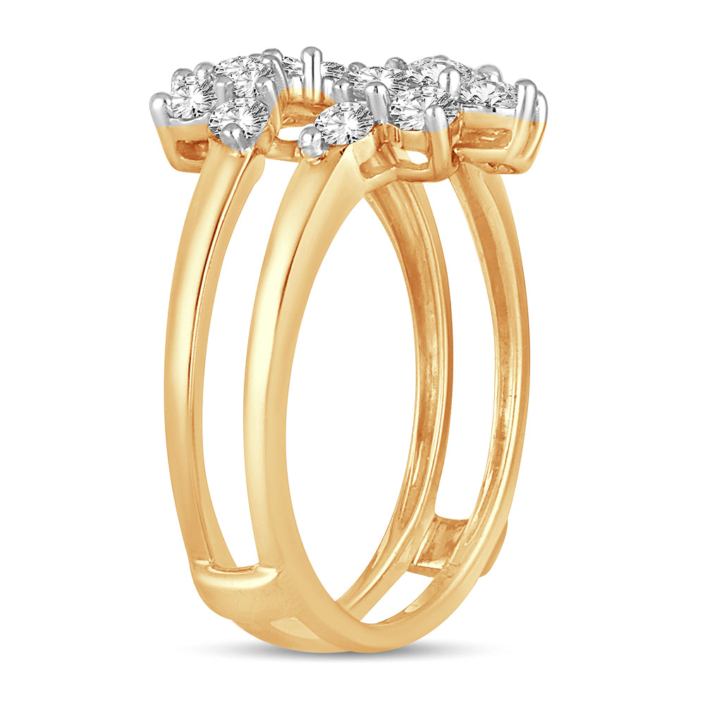 14K 1.00CT Diamond RING GUARD