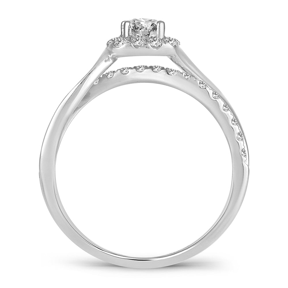 14K 0.73CT Engagement Ring