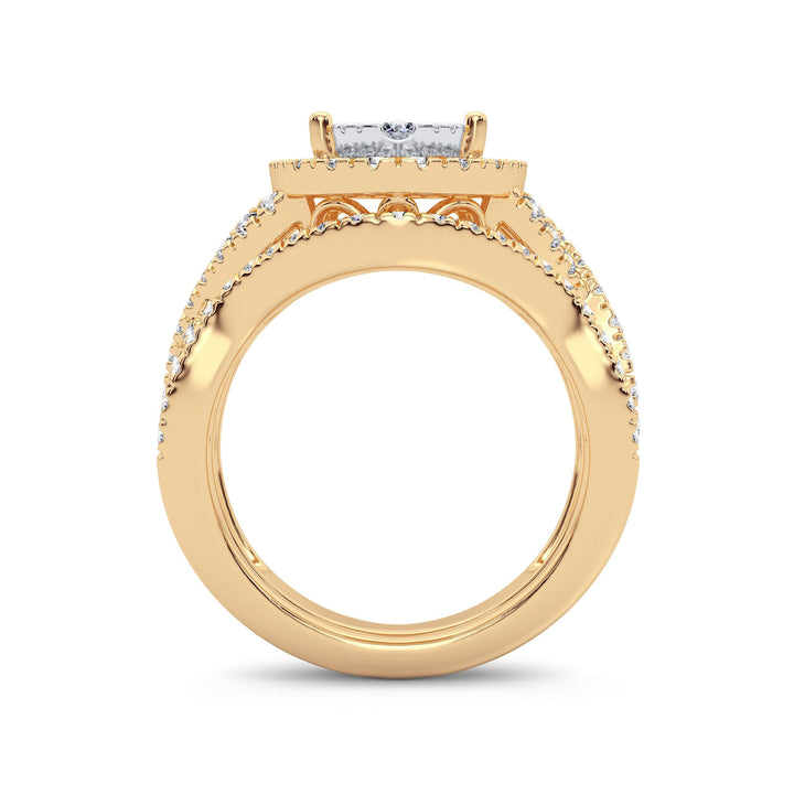 14K 1.50CT Diamond Bridal Ring