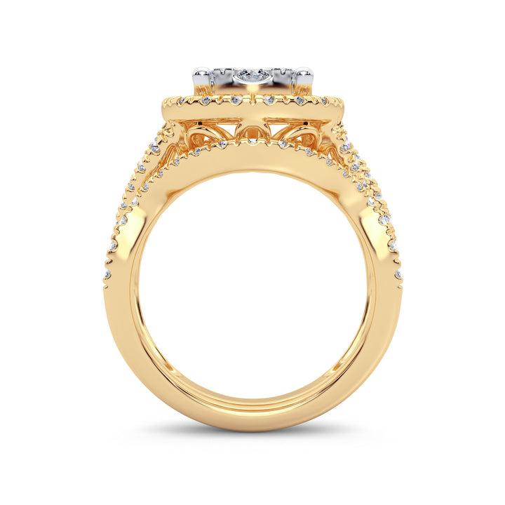 14K 2.00CT Diamond Bridal Ring