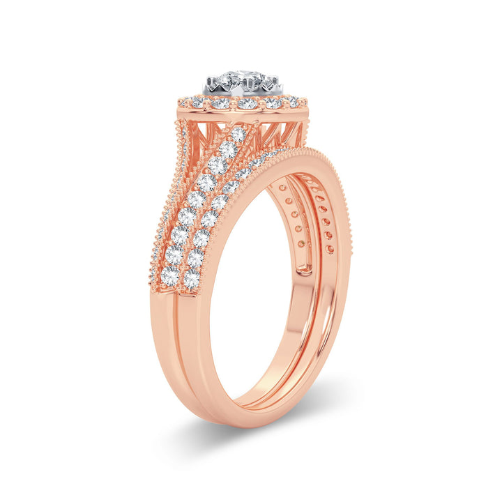 14K 1.00CT Diamond Bridal Ring