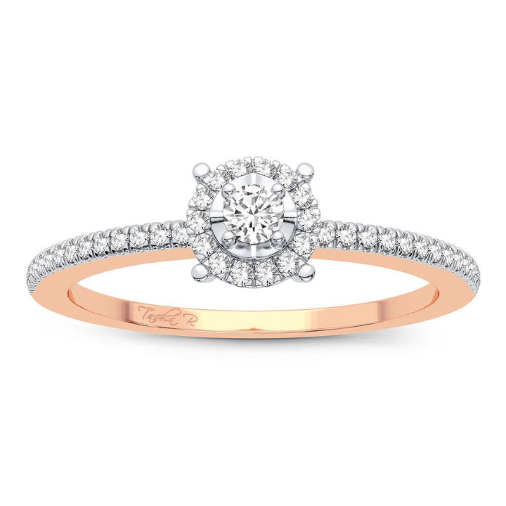 14K 0.16CT Diamond Ring