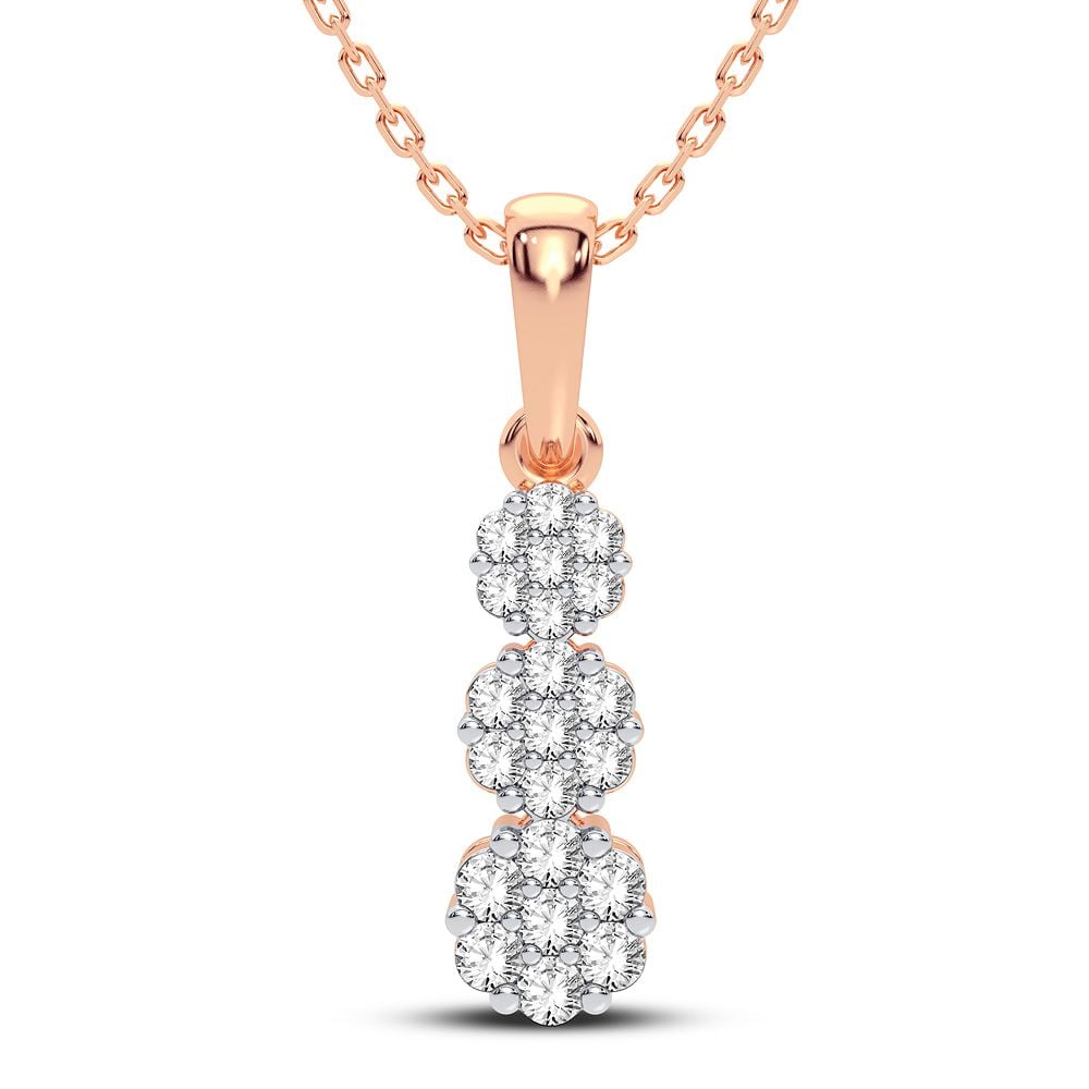 Gorgeous 14K 0.25CT Diamond Pendant