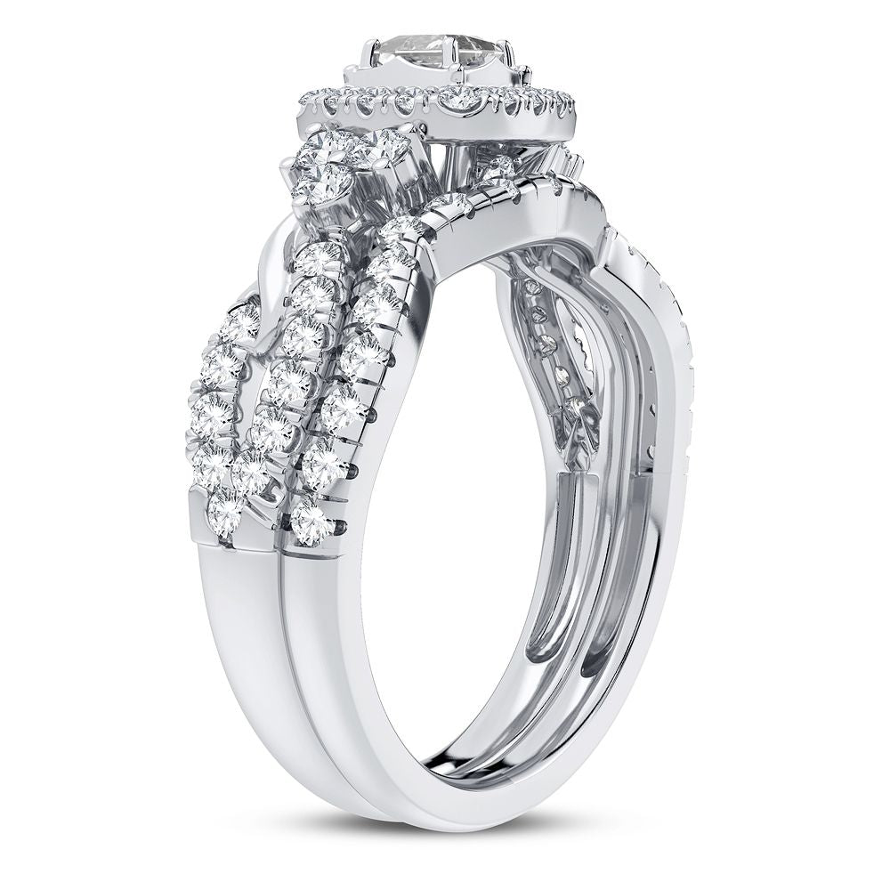 14K 1.00CT Diamond Bridal Ring