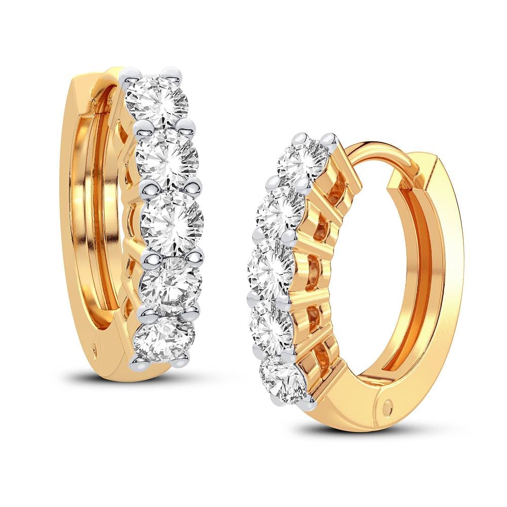 10K 0.27CT Diamond Earring