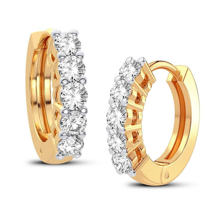 10K 0.27CT Diamond Earring