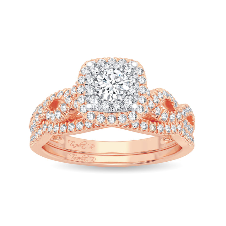 14K 0.44CT DIAMOND BRIDAL RING