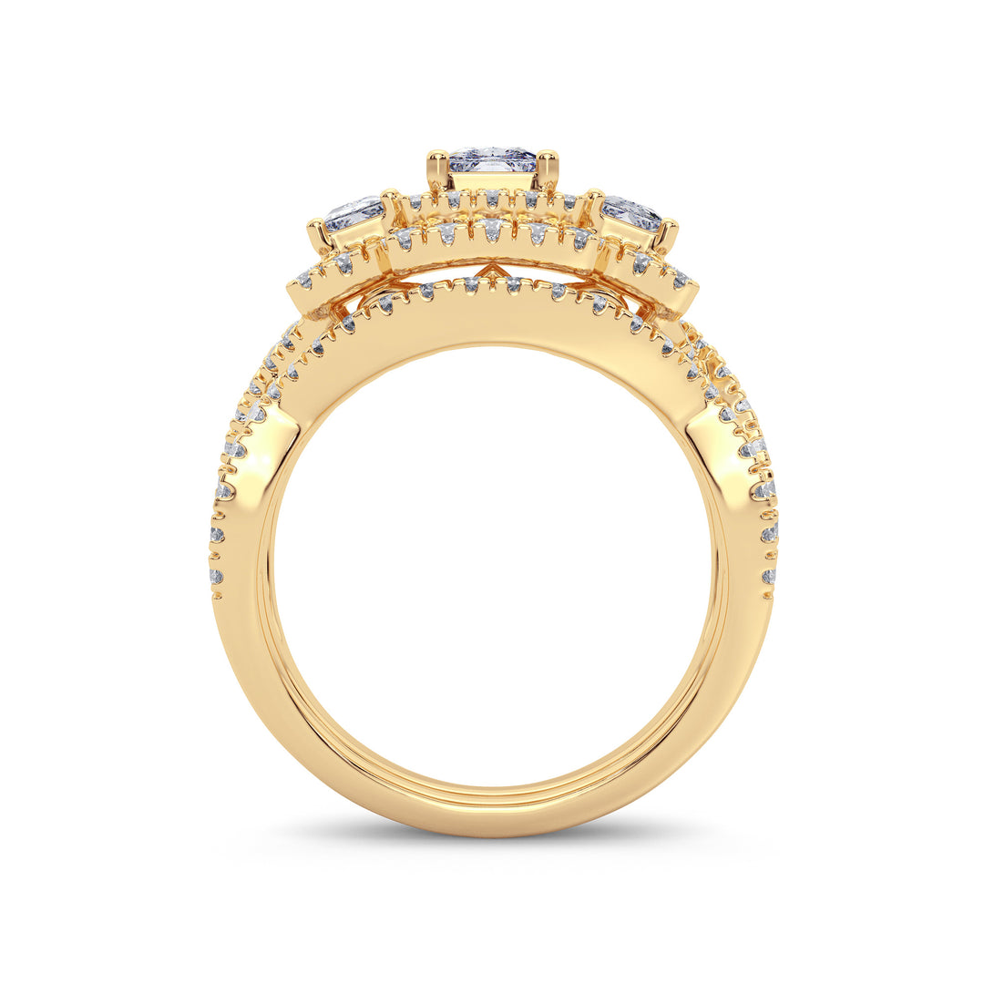 14K 2.00CT Diamond Bridal Ring