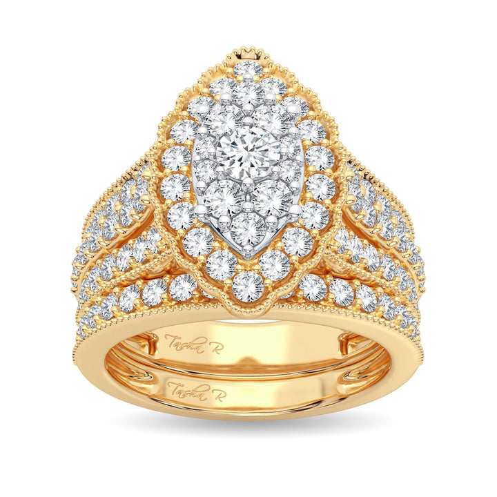 14K 2.00CT Diamond Bridal Ring