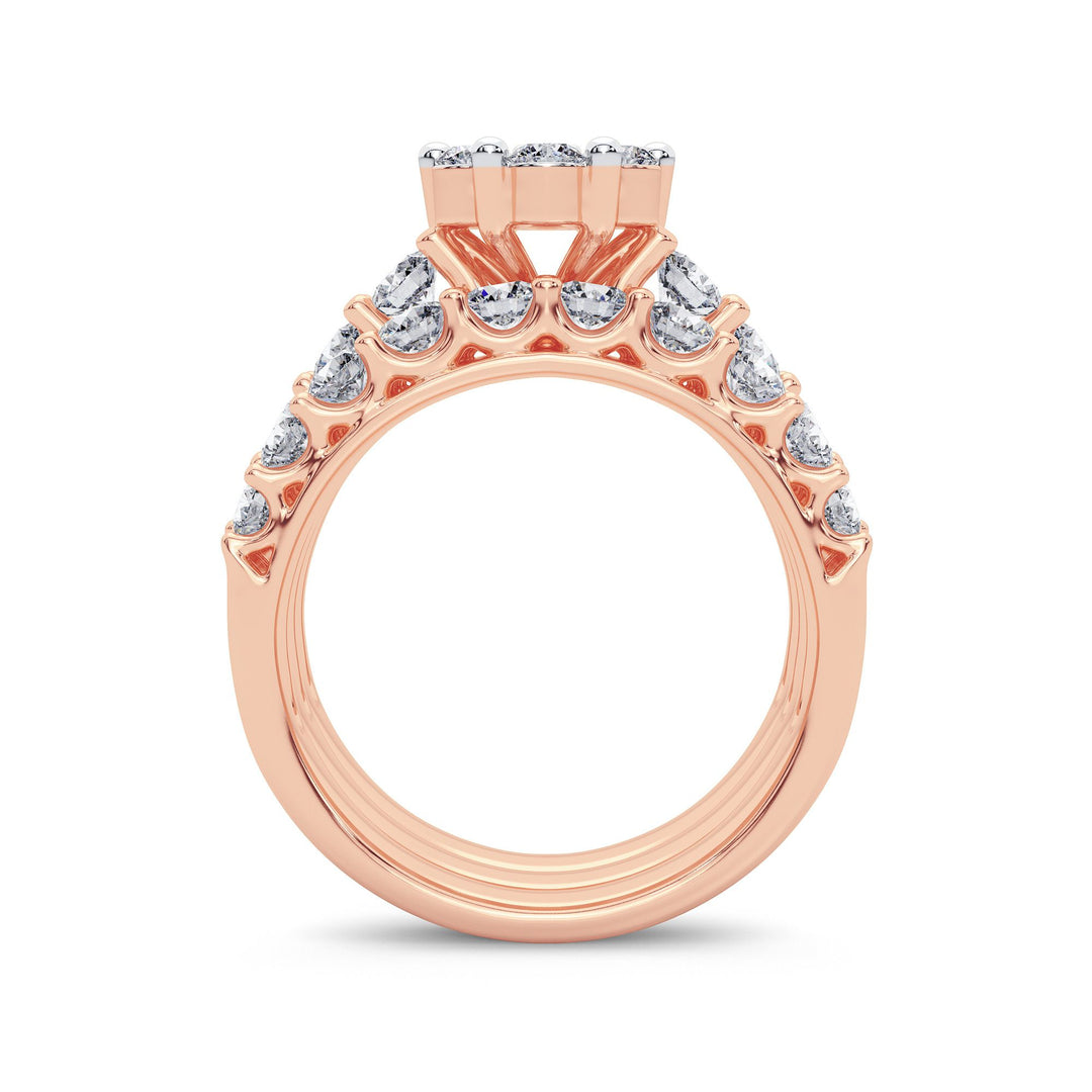 14K 3.00CT Diamond Bridal Ring