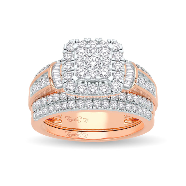 14k 1.00ct Diamond Bridal Ring