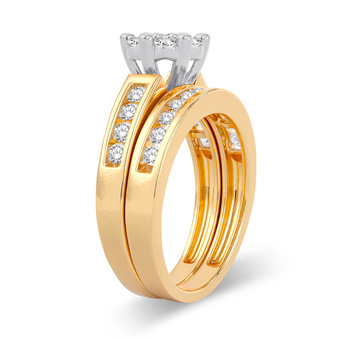 14K 1.00CT Diamond Bridal Ring