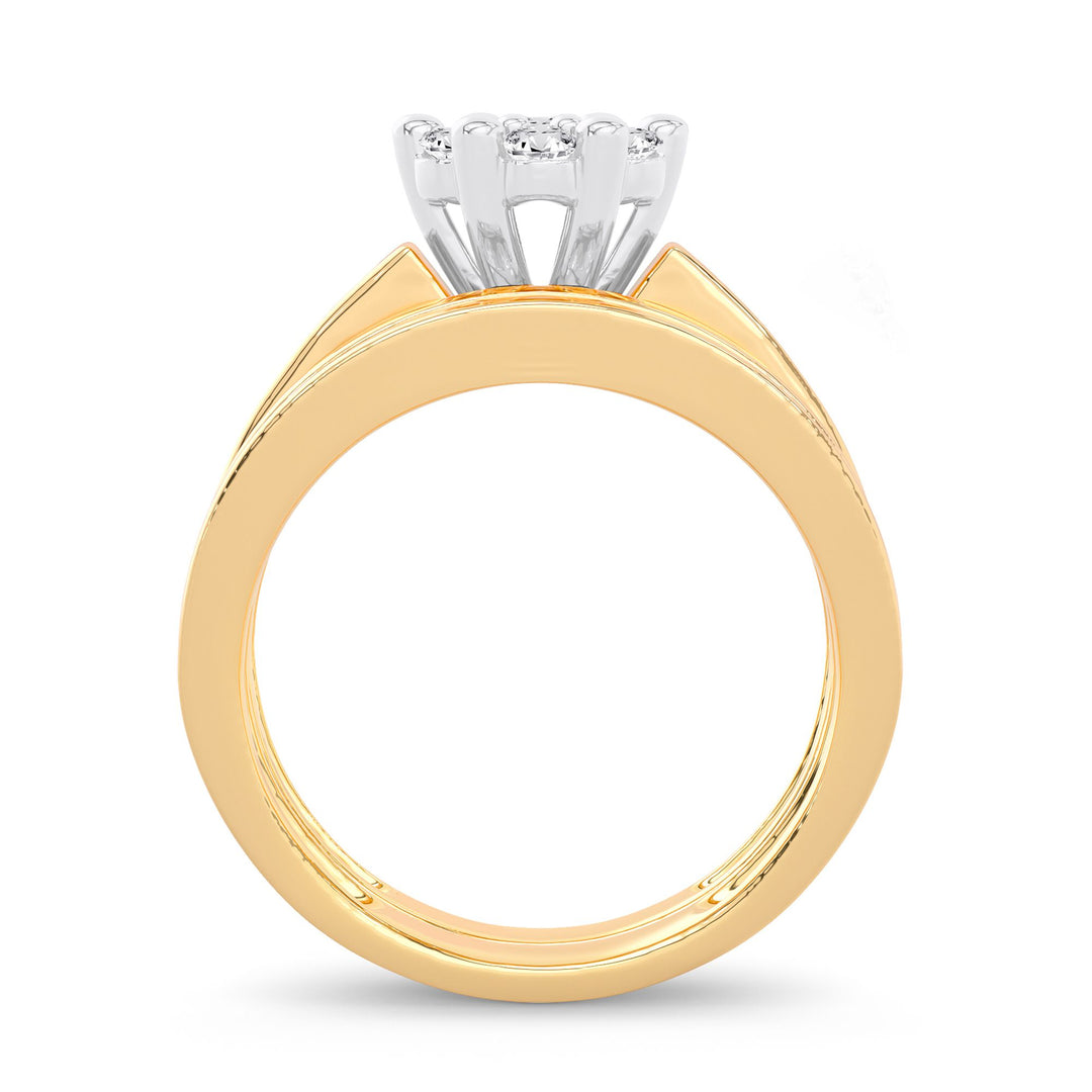 14K 1.00CT Diamond Bridal Ring