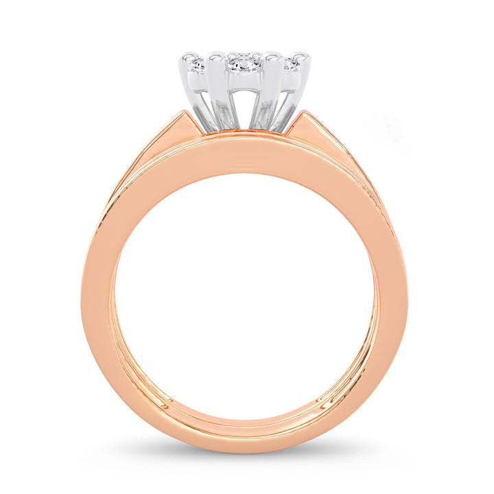 14K 1.00CT Diamond Bridal Ring