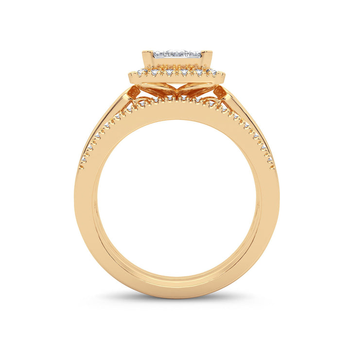 14K 0.75CT Diamond Bridal Ring