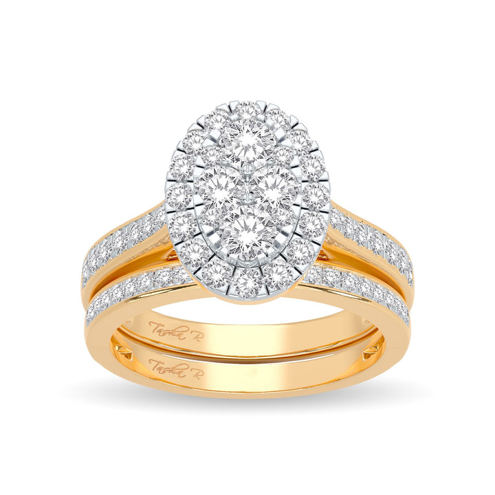 14K 1.00ct Diamond Bridal Ring