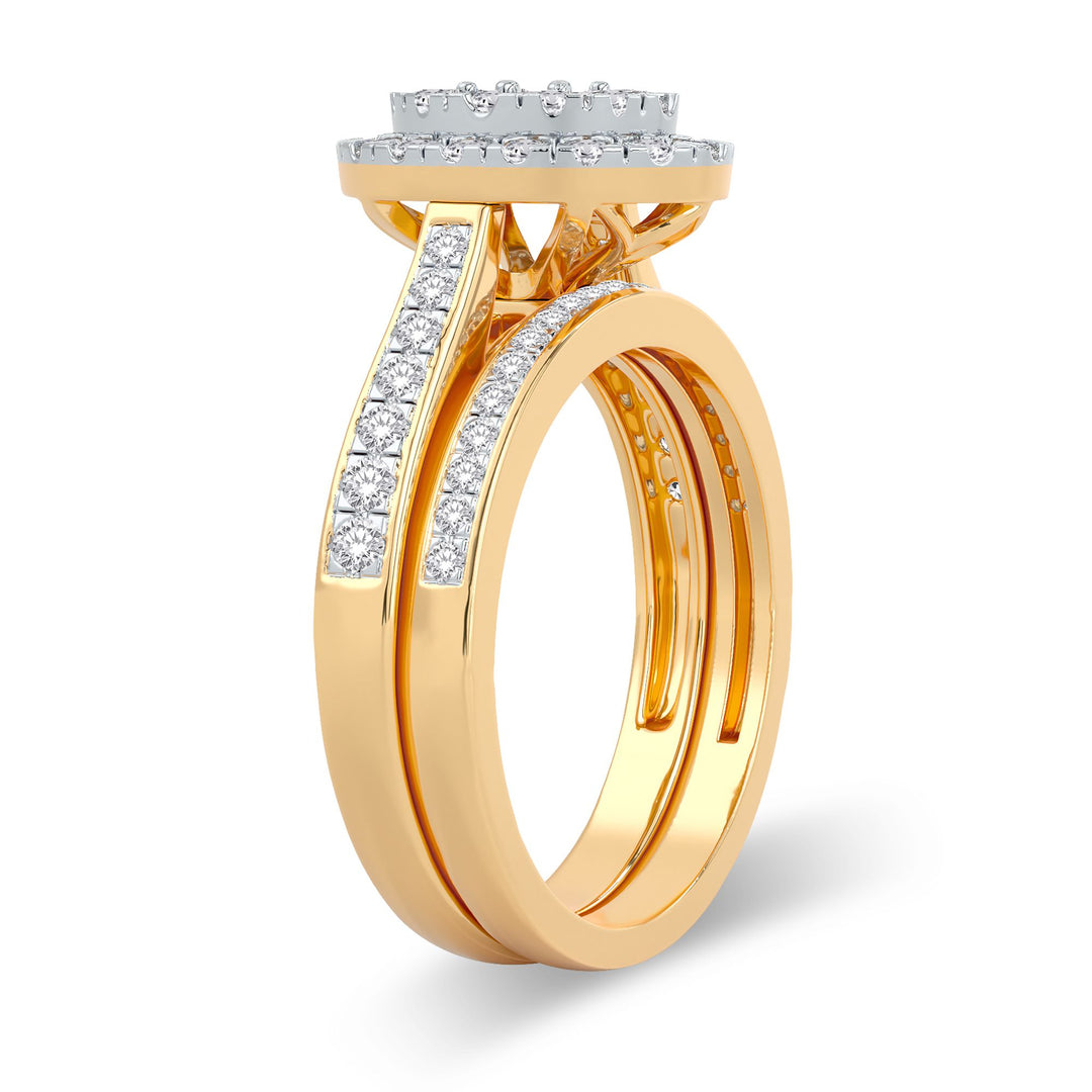 14K 1.00ct Diamond Bridal Ring