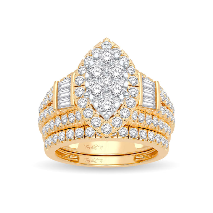 14K 1.91ct Diamond Bridal Ring