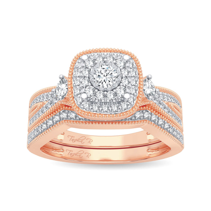 14K 0.50CT Diamond Bridal Ring