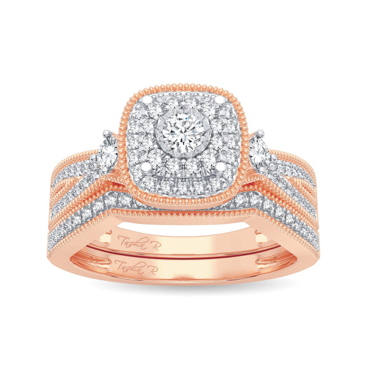 14K 0.50CT Diamond Bridal Ring