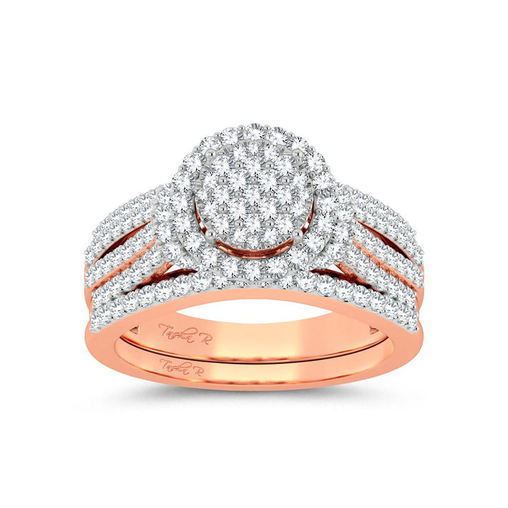 14K 1.00ct Diamond Bridal Ring