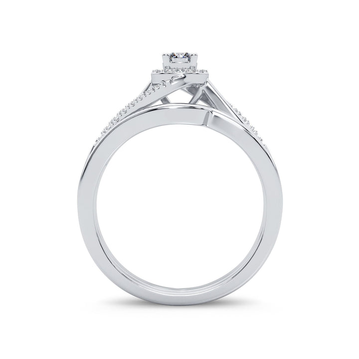 14K 0.25CT Diamond Bridal Ring