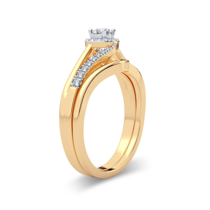 14K 0.25CT Diamond Bridal Ring