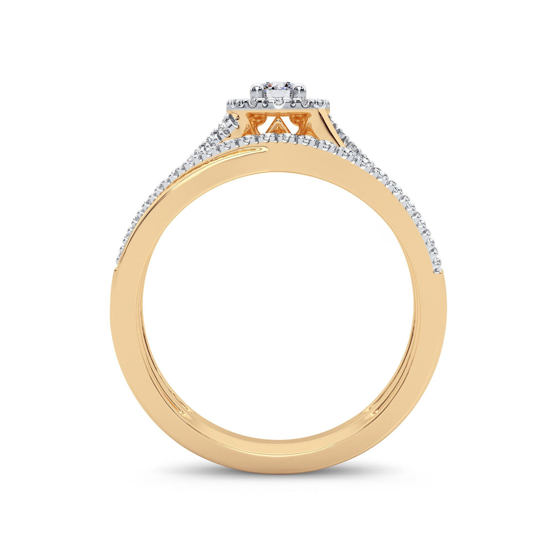 14K 0.33CT Diamond Bridal Ring