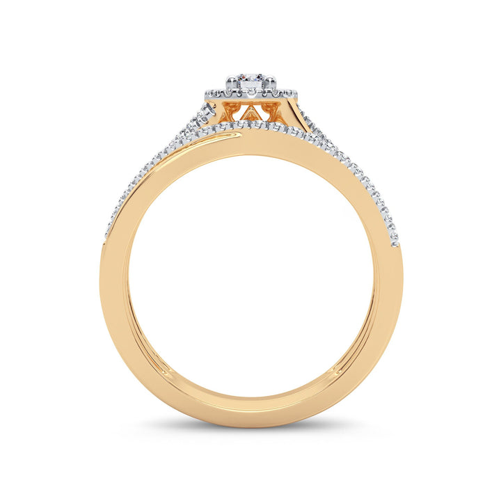 14K 0.33CT Diamond Bridal Ring