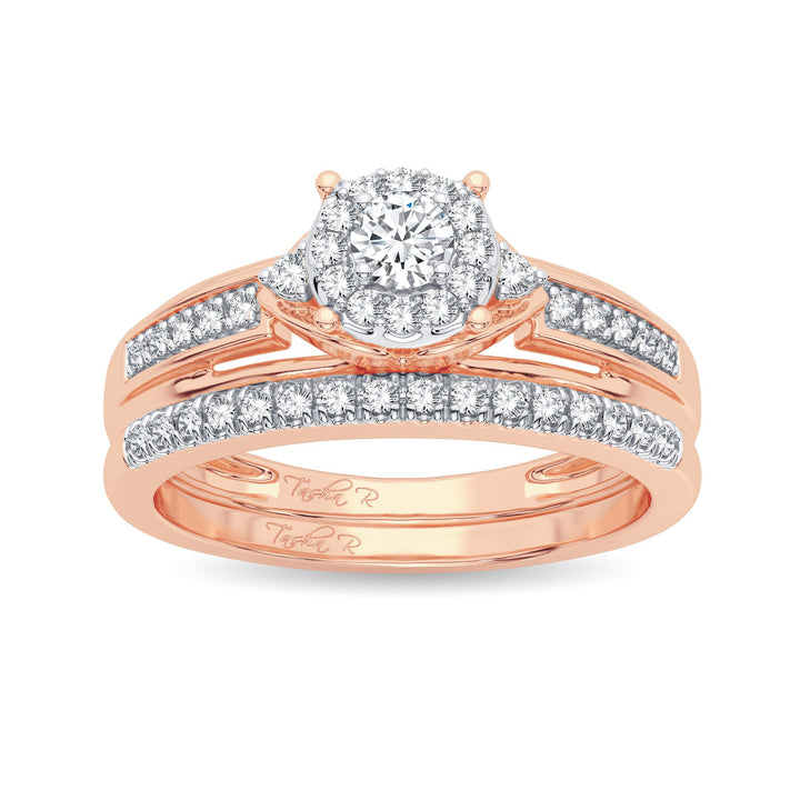 14K 0.33CT Diamond Bridal Ring