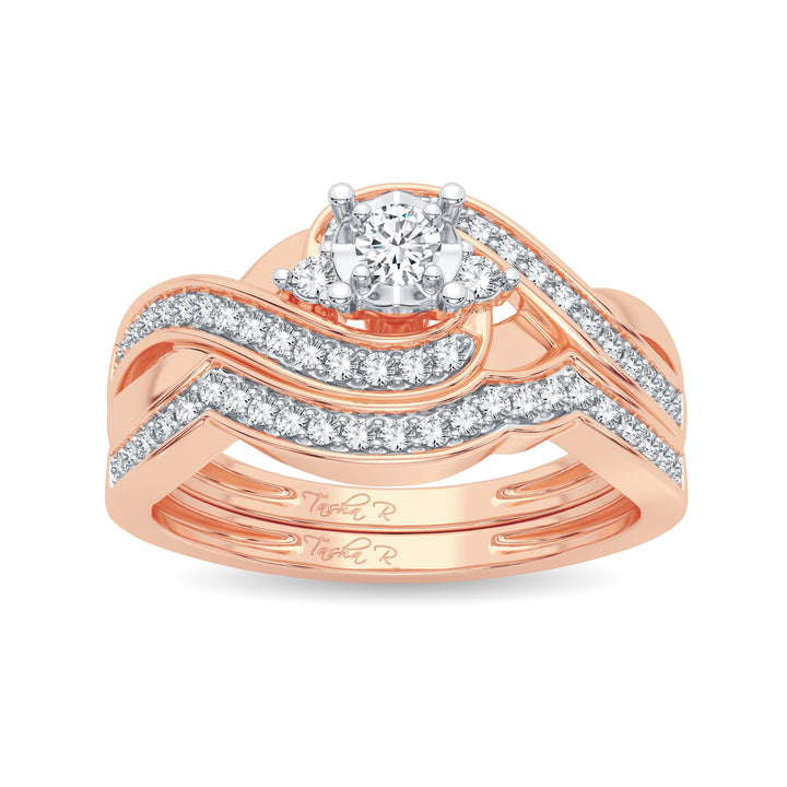 14K 0.33CT Diamond Bridal Ring