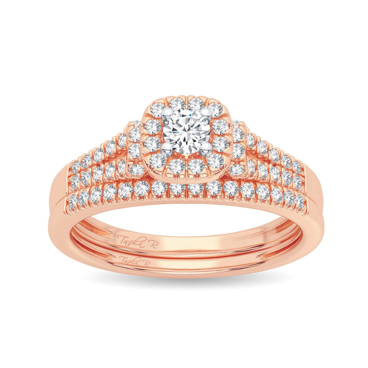 14K 0.33CT Diamond Bridal Ring